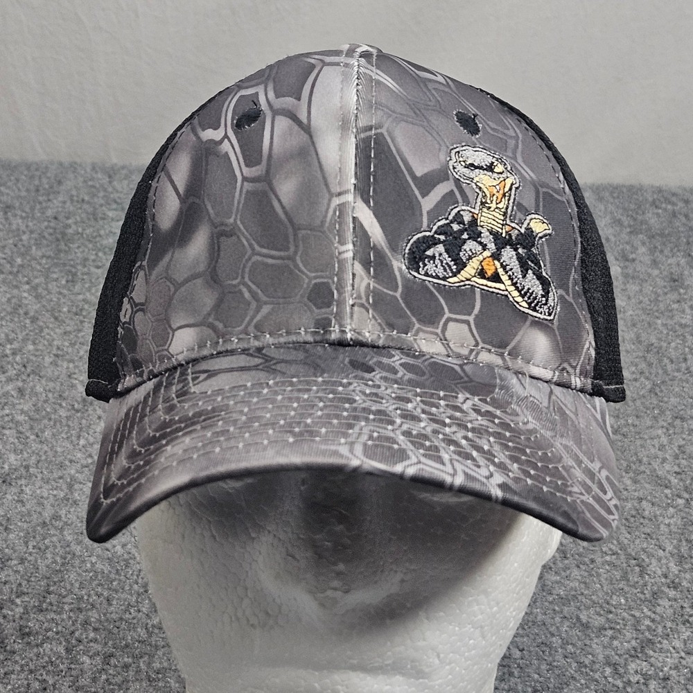 Marsing Sporting Clays Cobra Hat OSFM Black Gray Trucker Camo Hunting Shooting